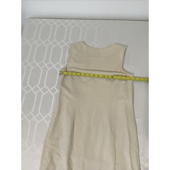 212 COLLECTION Women’s Size 6 Dress Tunic Linen Sleeveless Summer - Picture 7 of 9